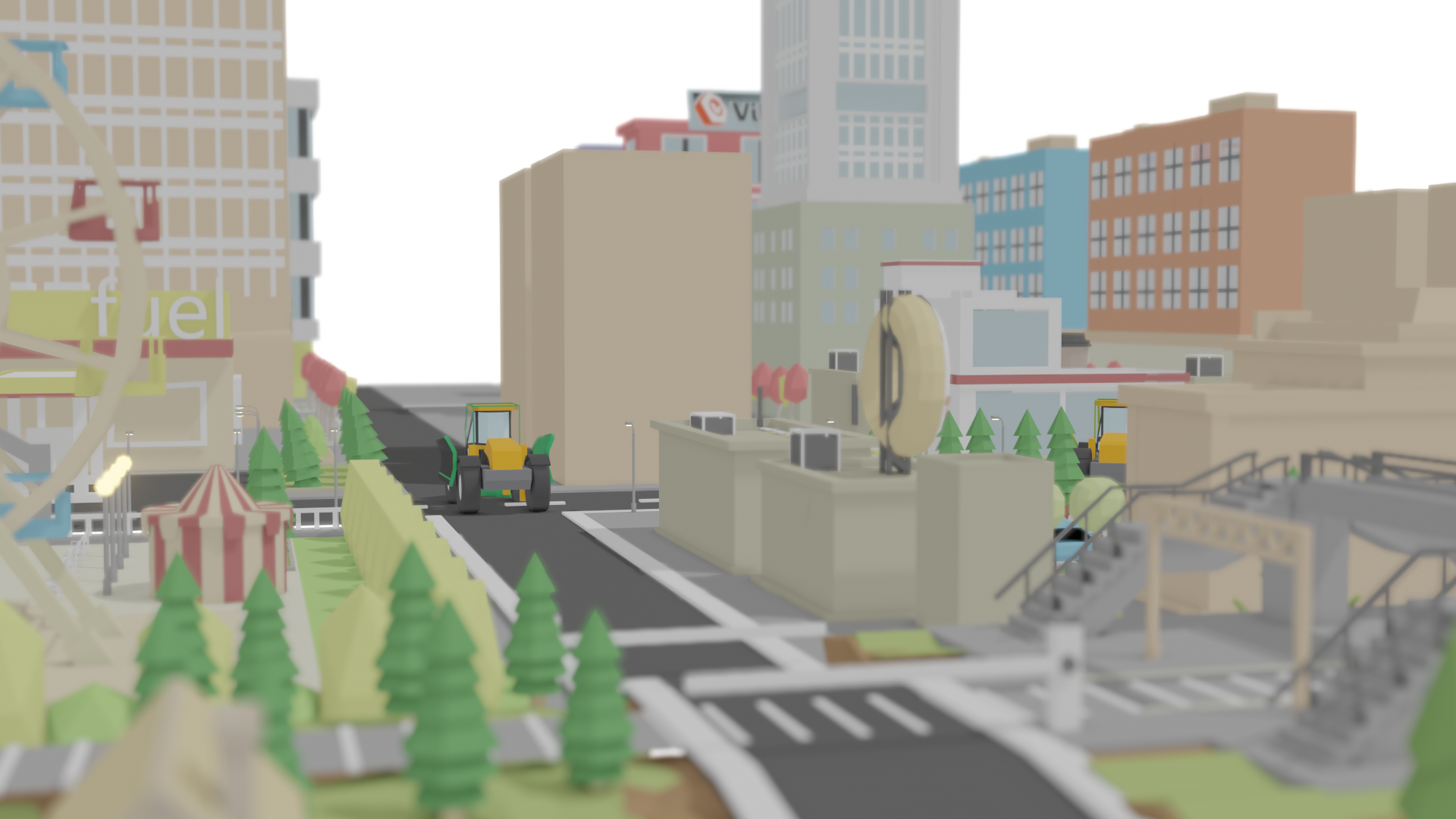 Démonstration de l'utilisation d'un serious game : virtualisation d'une ville